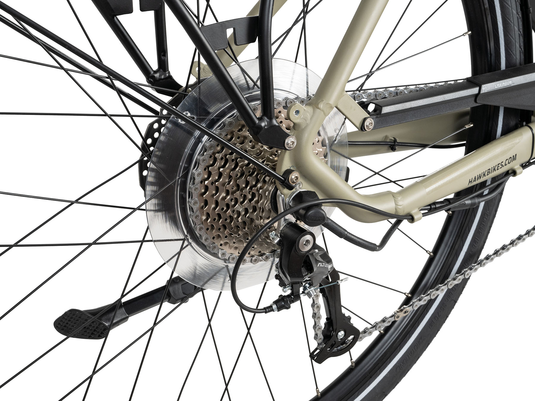 !E-Bike H 28 H2/HAWK-E-Trekking Gent/Al/Di/Av-9G/53gelb Bafang HR, 522Wh Integr.
