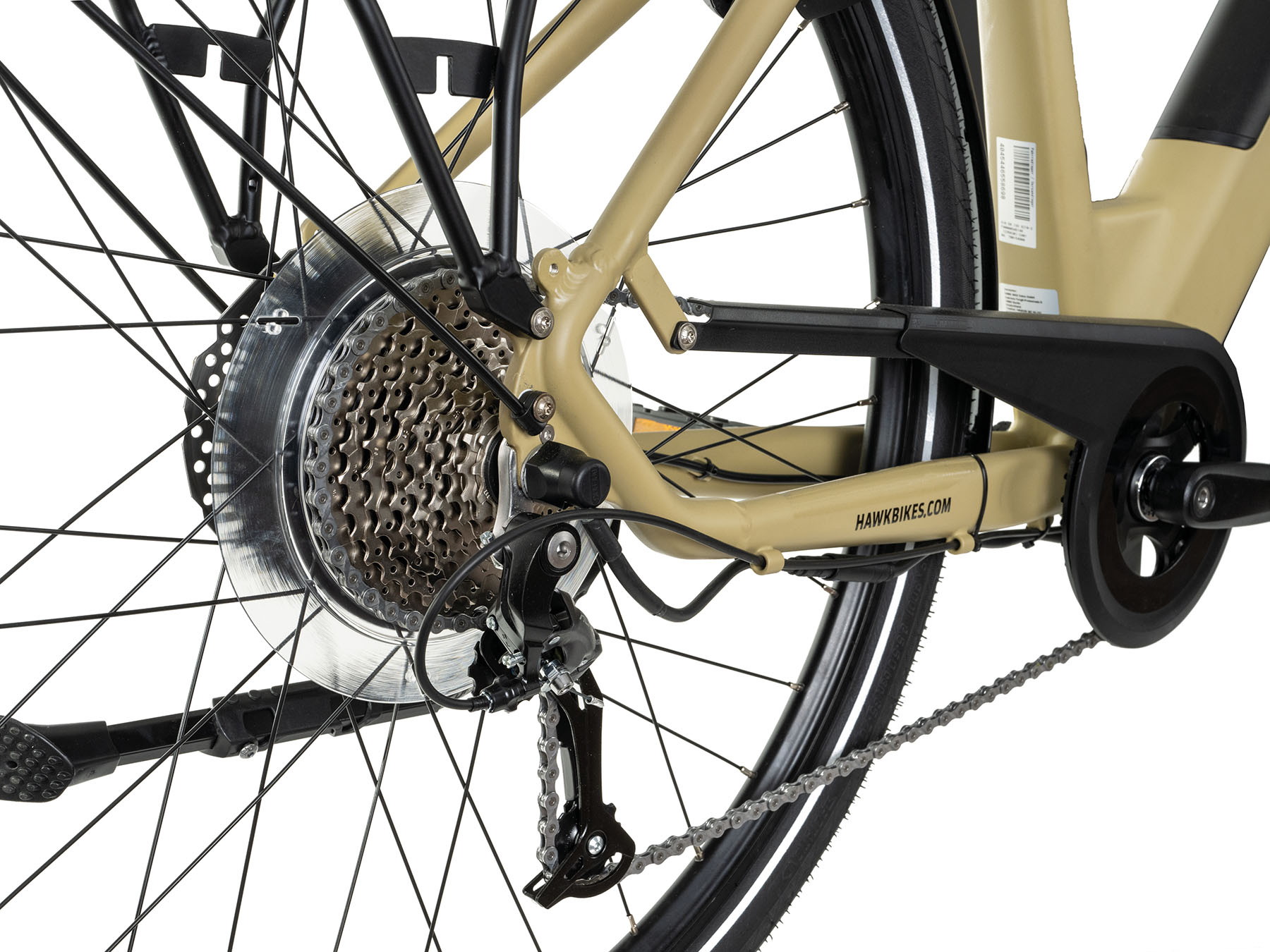 !E-Bike D 28 H2/HAWK-E-Trekking Lady/AlW/Di/Av-9G/50gelb Bafang HR, 522Wh Integr.