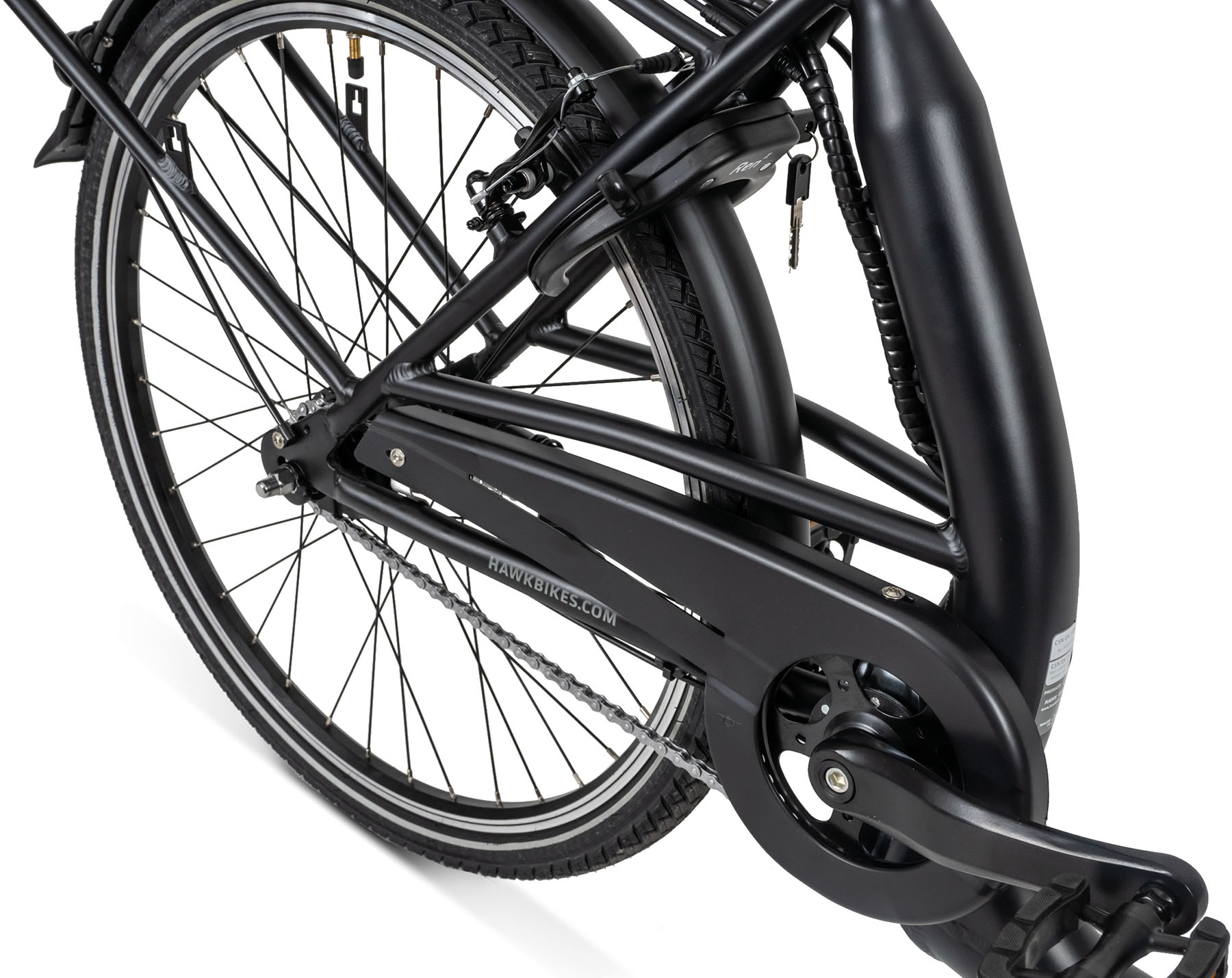 !E-Bike D 26 H1/HAWK-E-City Comfort/AlW/N7/44sw VR-Motor, 468Wh
