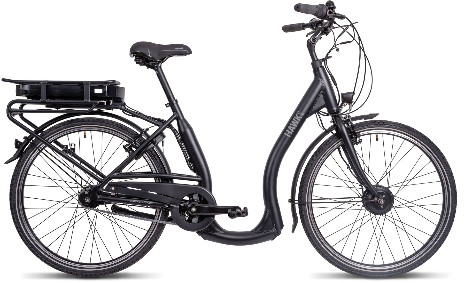 !E-Bike D 26 H1/HAWK-E-City Comfort/AlW/N7/44sw VR-Motor, 468Wh