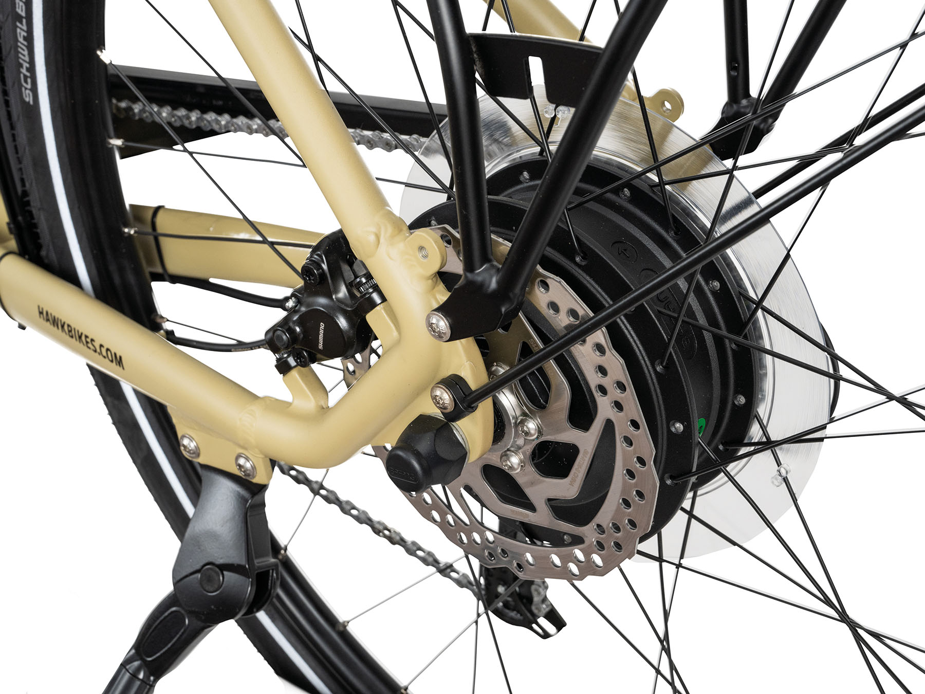 !E-Bike D 28 H2/HAWK-E-Trekking Lady/AlW/Di/Av-9G/50gelb Bafang HR, 522Wh Integr.