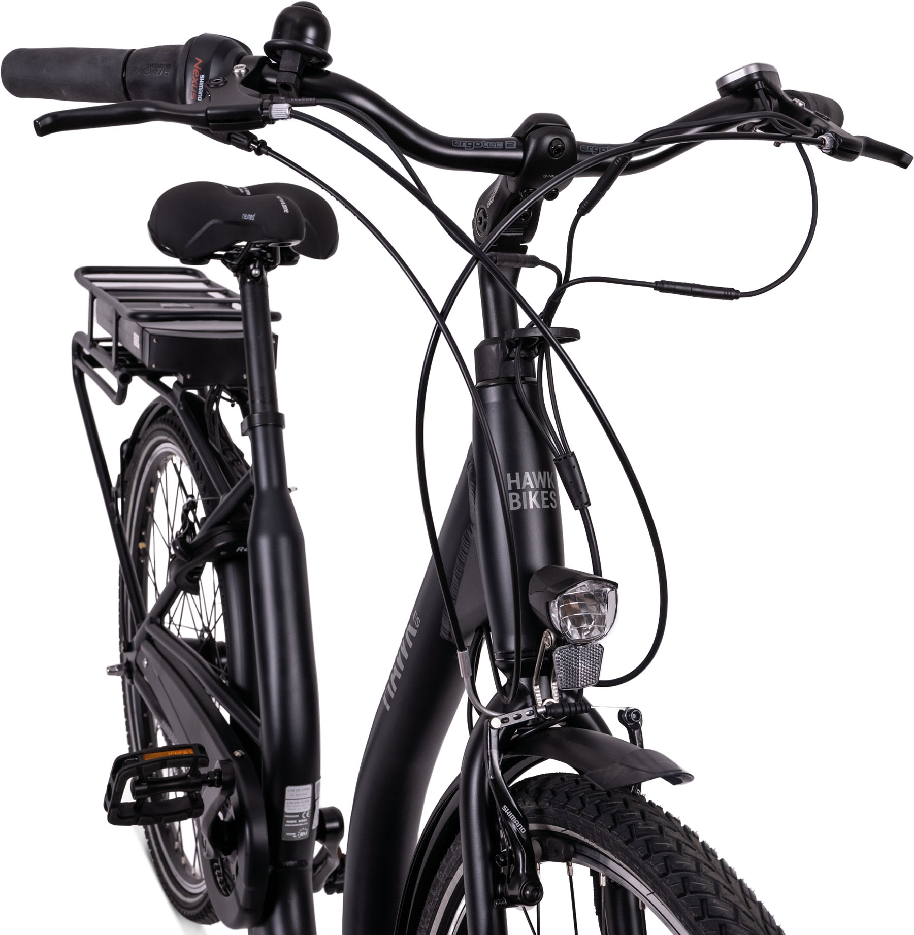 !E-Bike D 26 H1/HAWK-E-City Comfort/AlW/N7/44sw VR-Motor, 468Wh