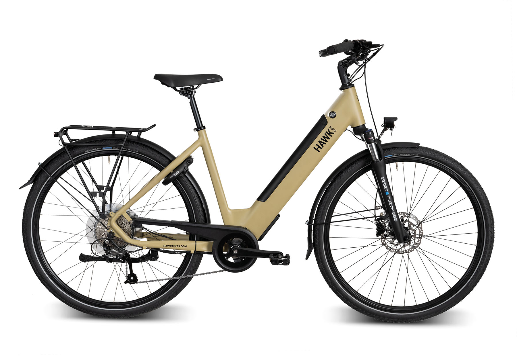 !E-Bike D 28 H2/HAWK-E-Trekking Lady/AlW/Di/Av-9G/50gelb Bafang HR, 522Wh Integr.